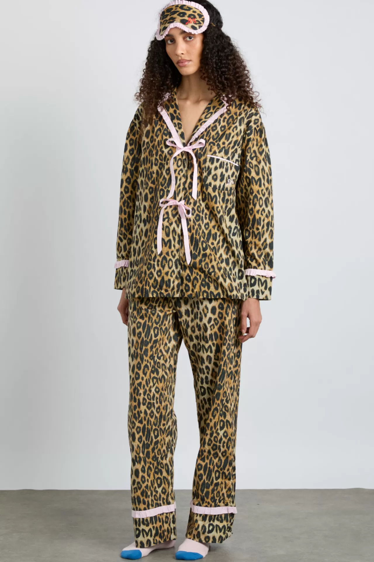 Discount Damson Madder antonella pj set- leopard