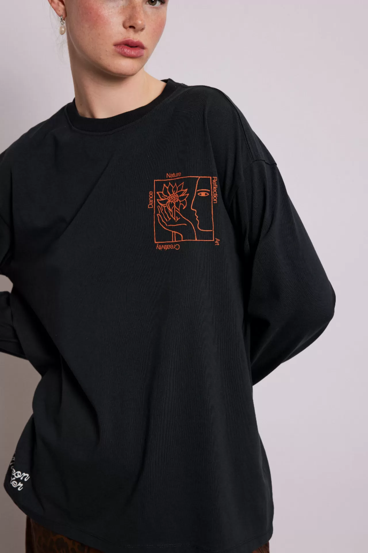 Cheap Damson Madder at home ls tee charcoal