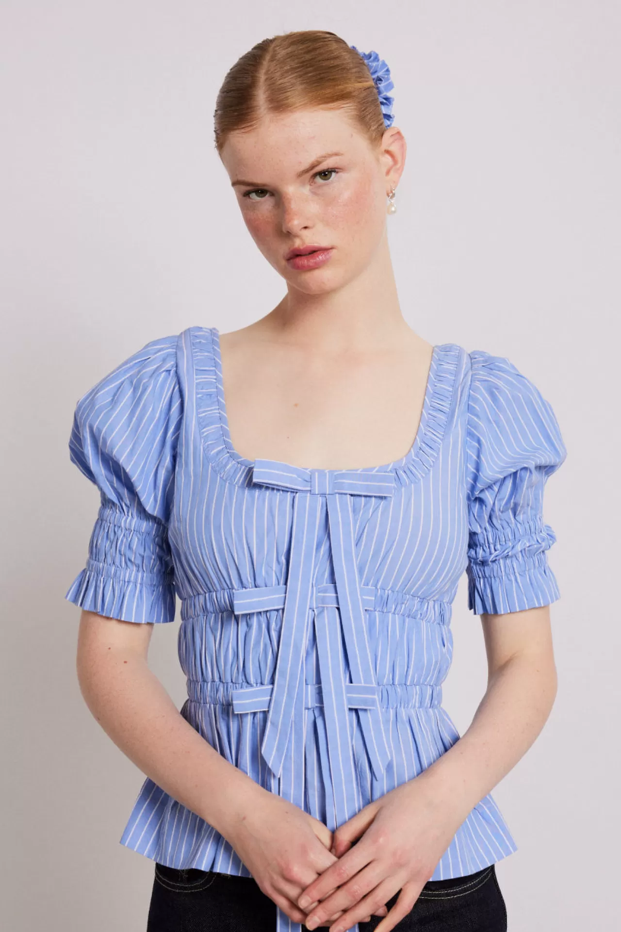 Online Damson Madder bianca blouse - blue