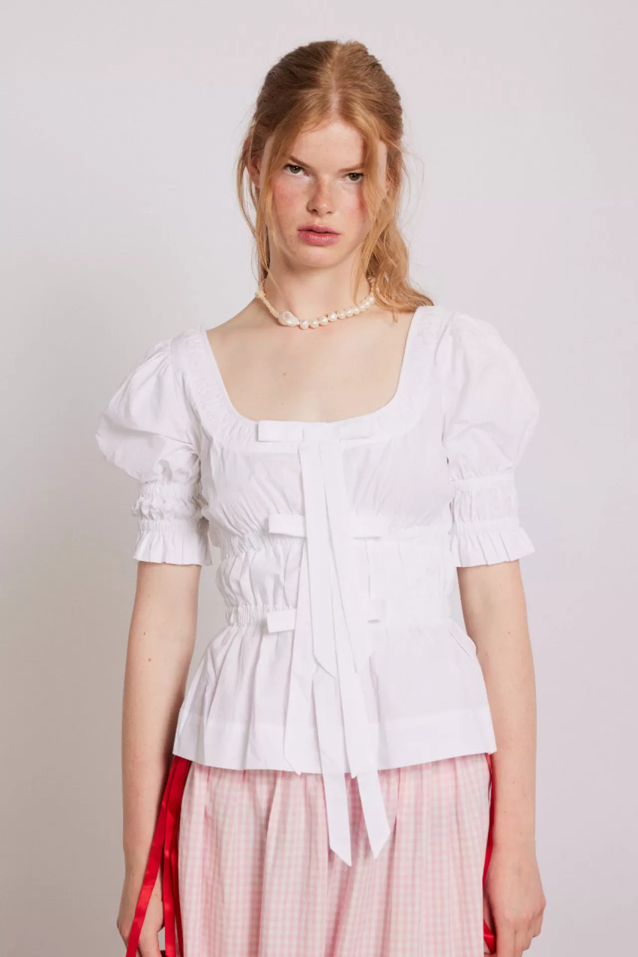 Best Damson Madder bianca blouse - white