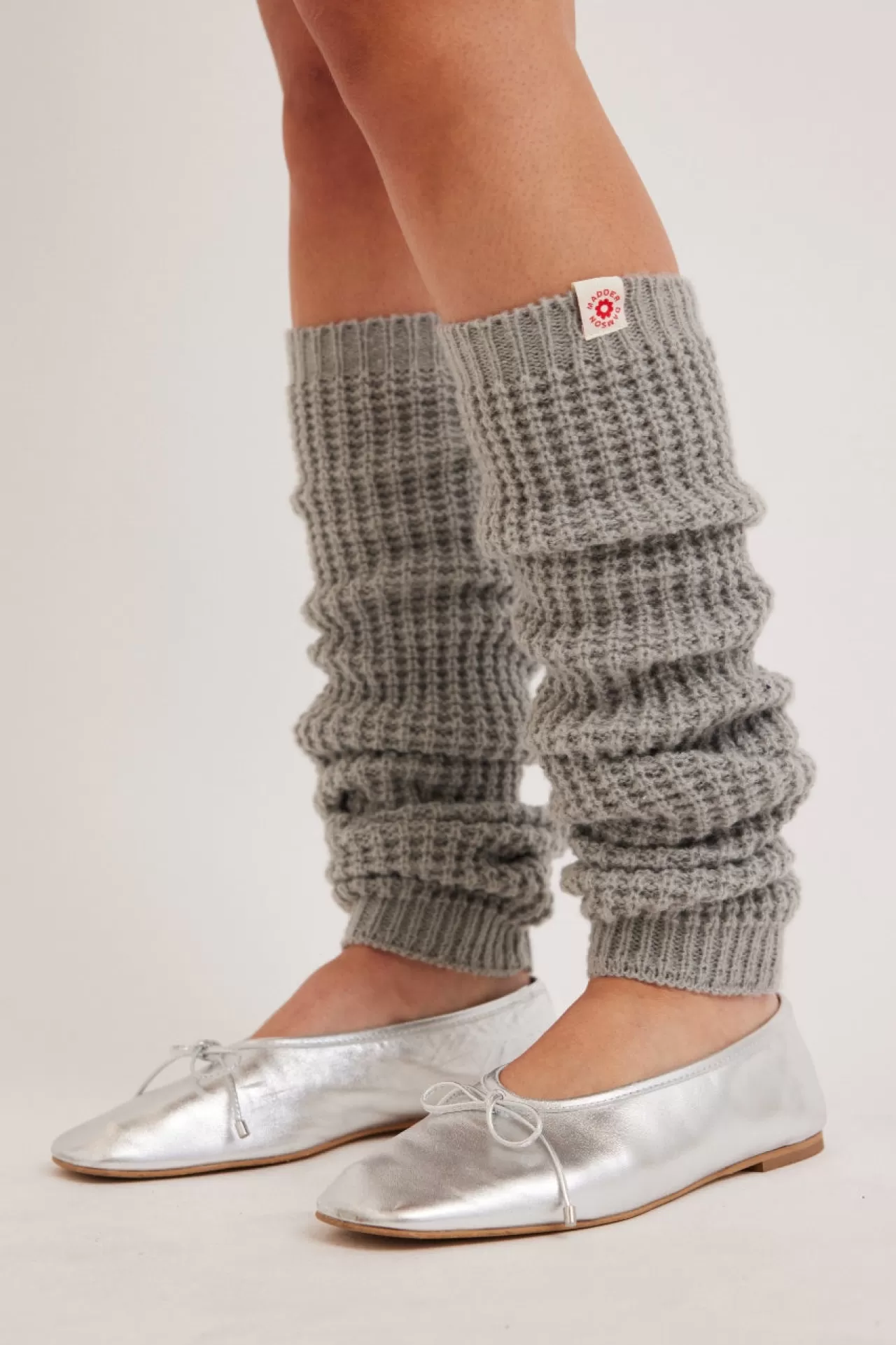 Cheap Damson Madder chunky leg warmers grey