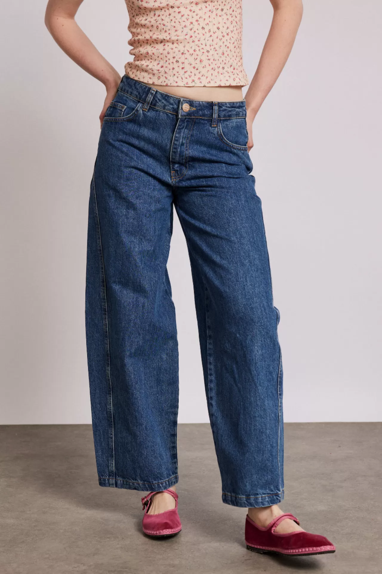 Fashion Damson Madder dion jean - washed blue