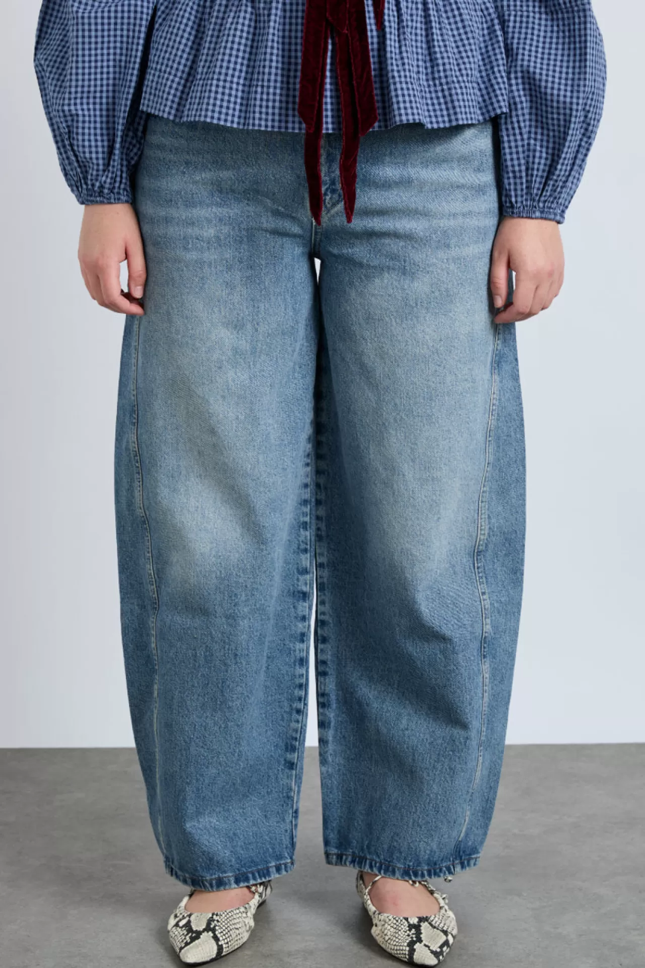 Best Damson Madder dion jeans - vintage wash blue