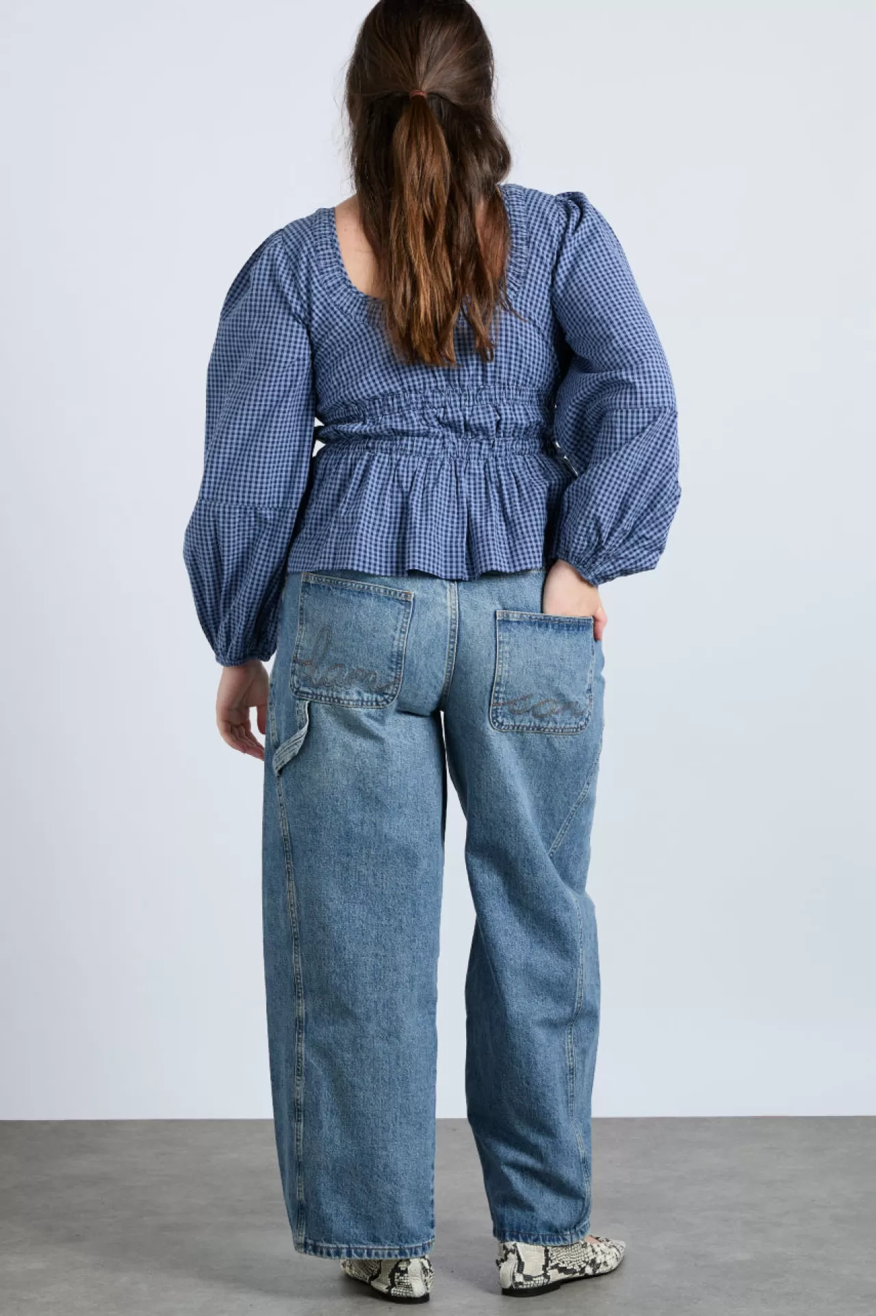 Best Damson Madder dion jeans - vintage wash blue