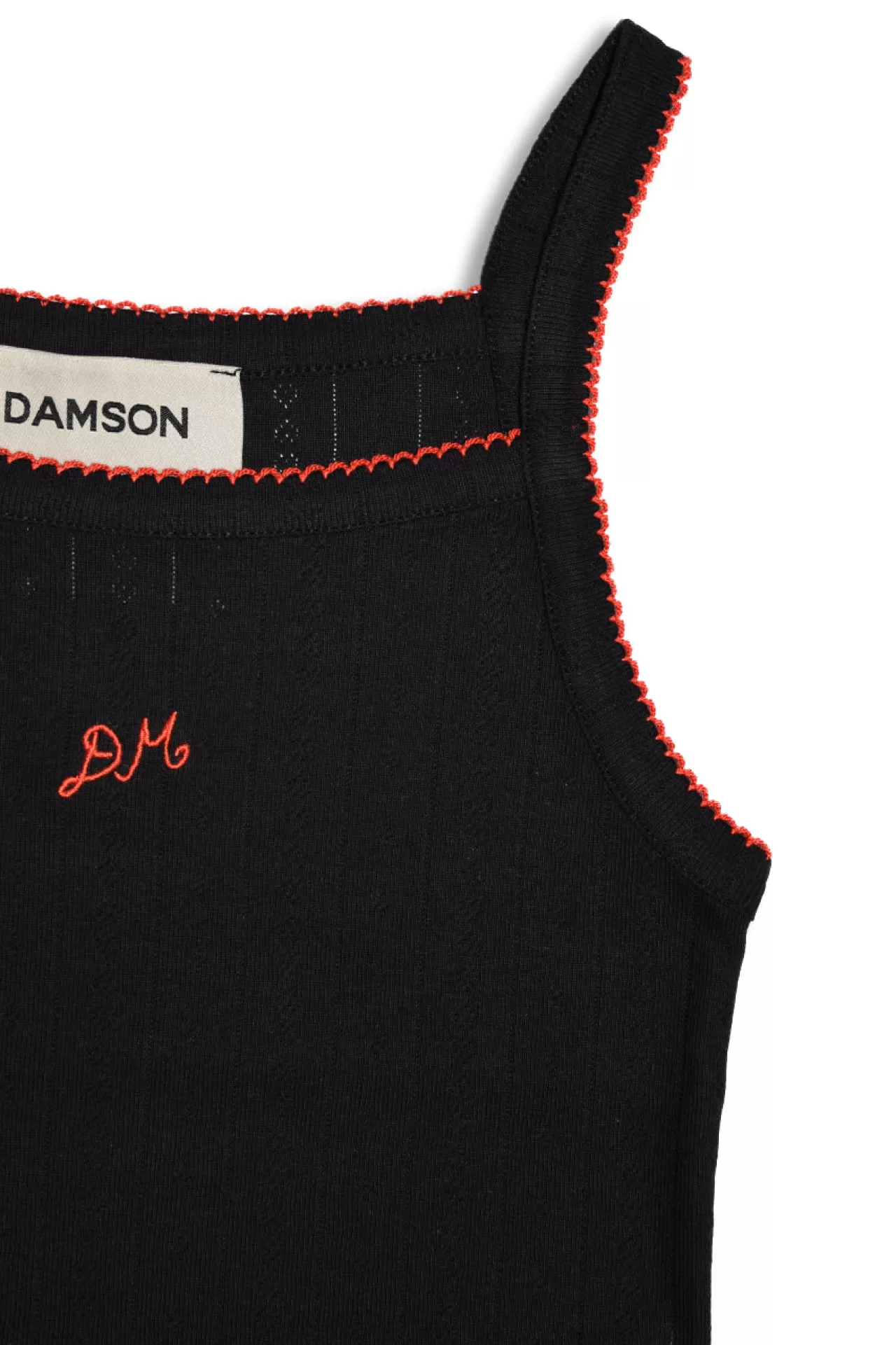 Store Damson Madder dm cami top - pointelle black