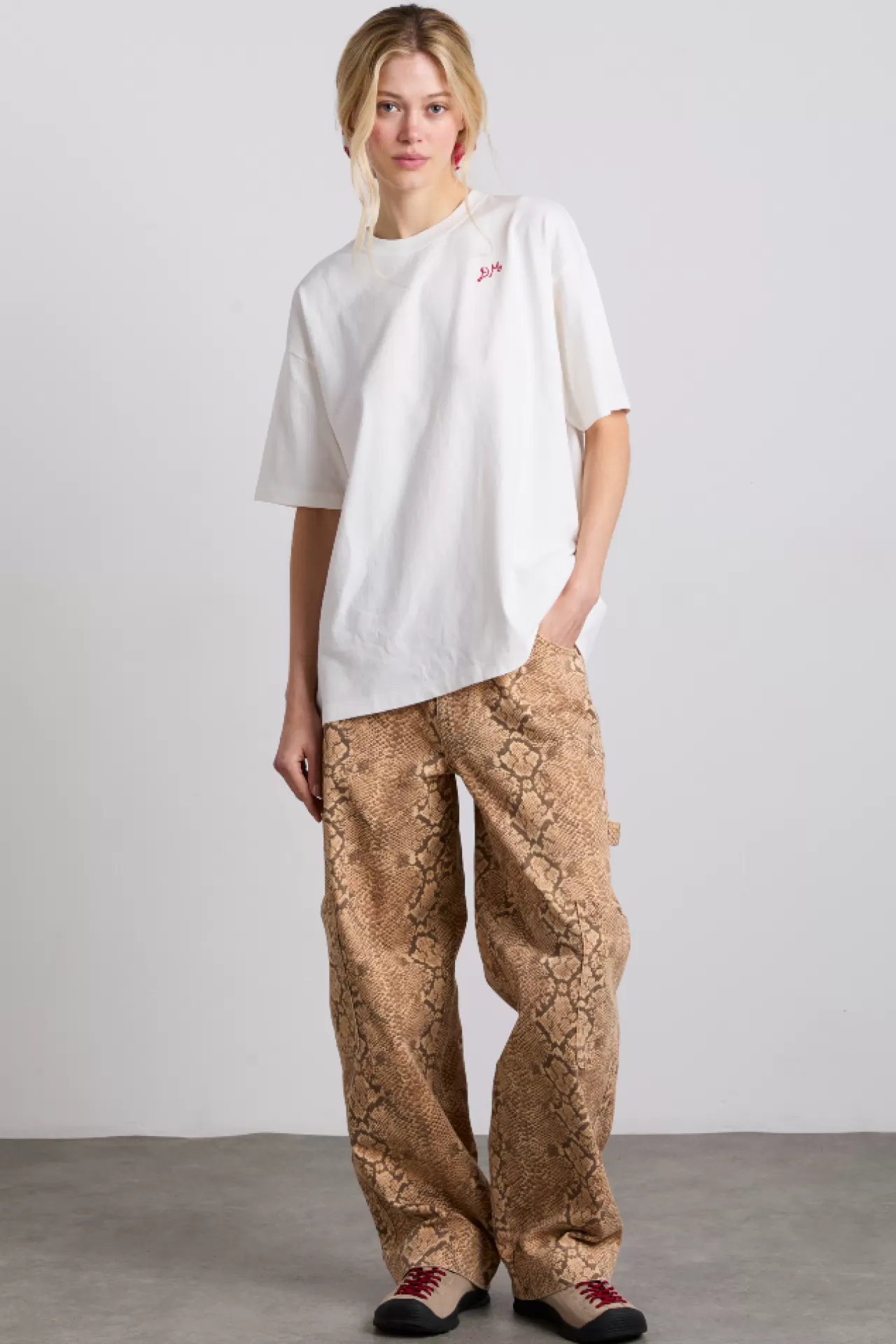 Online Damson Madder drew cargo jeans - snake print snakeprint