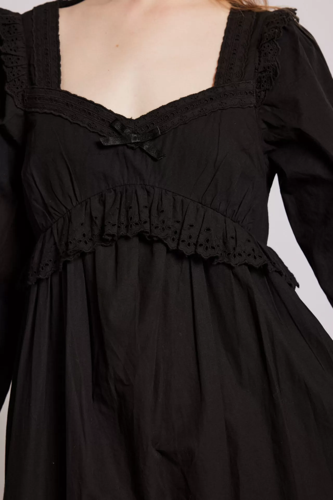 Flash Sale Damson Madder edith midi dress - black