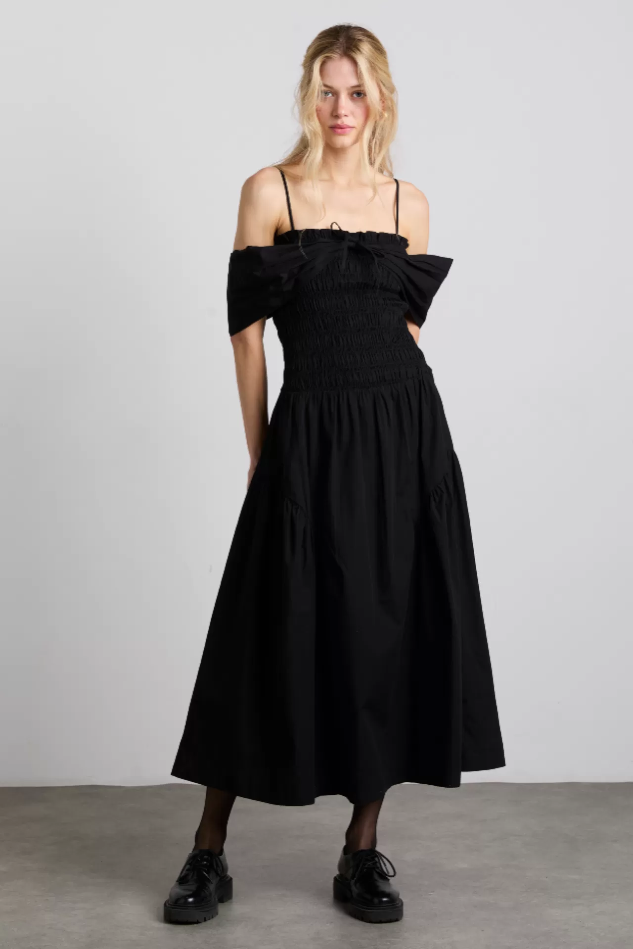 Fashion Damson Madder esmerelda midi multi-way dress - black