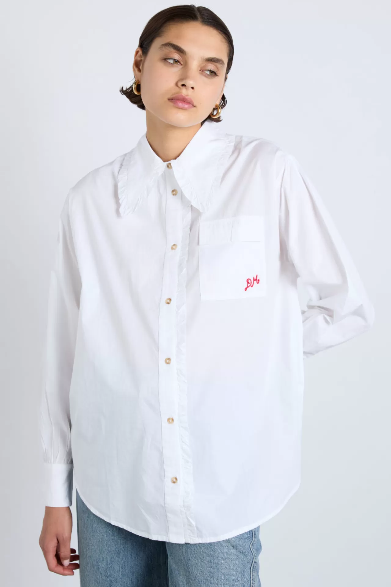 Fashion Damson Madder kendall shirt - white