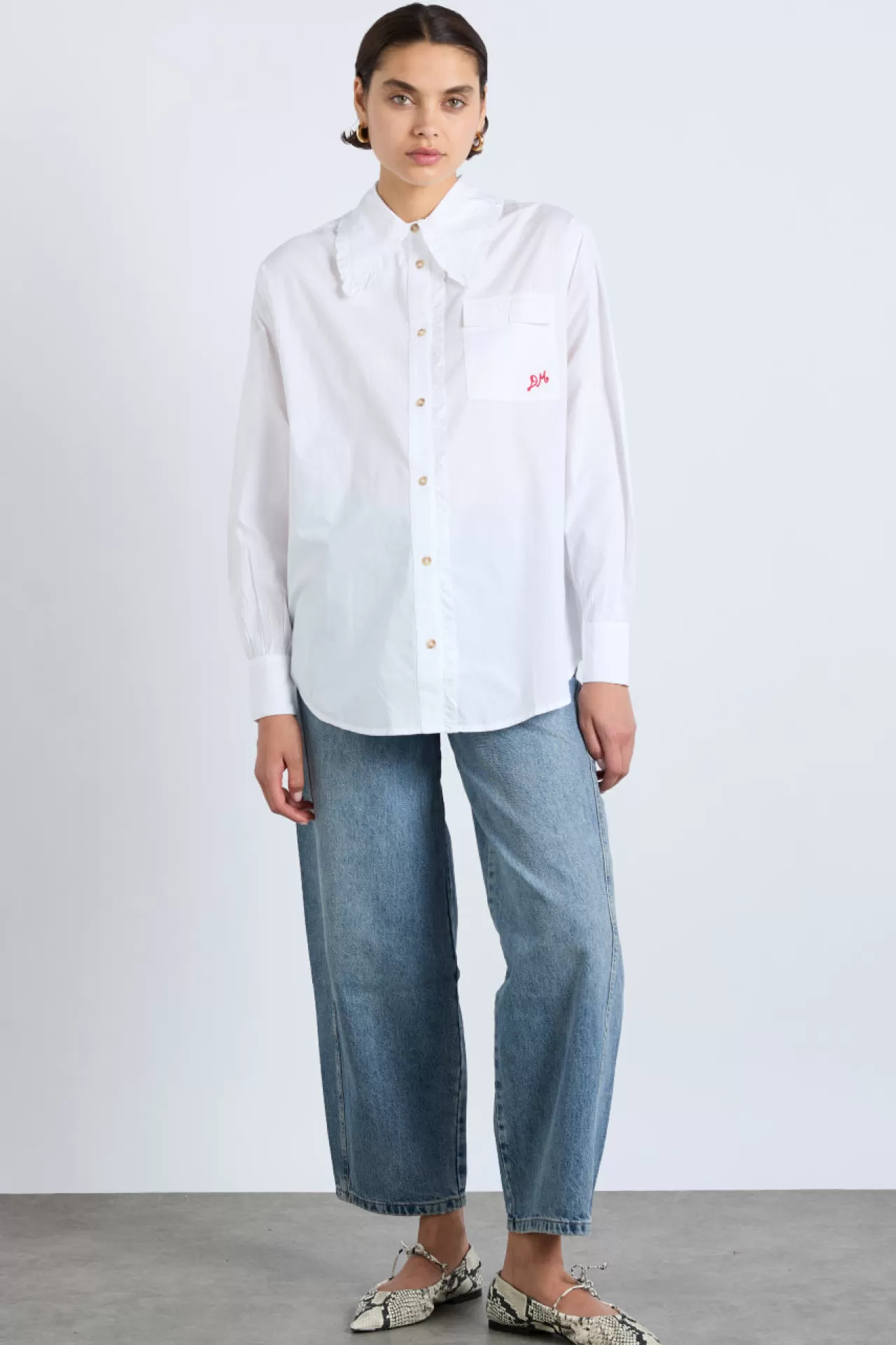 Fashion Damson Madder kendall shirt - white