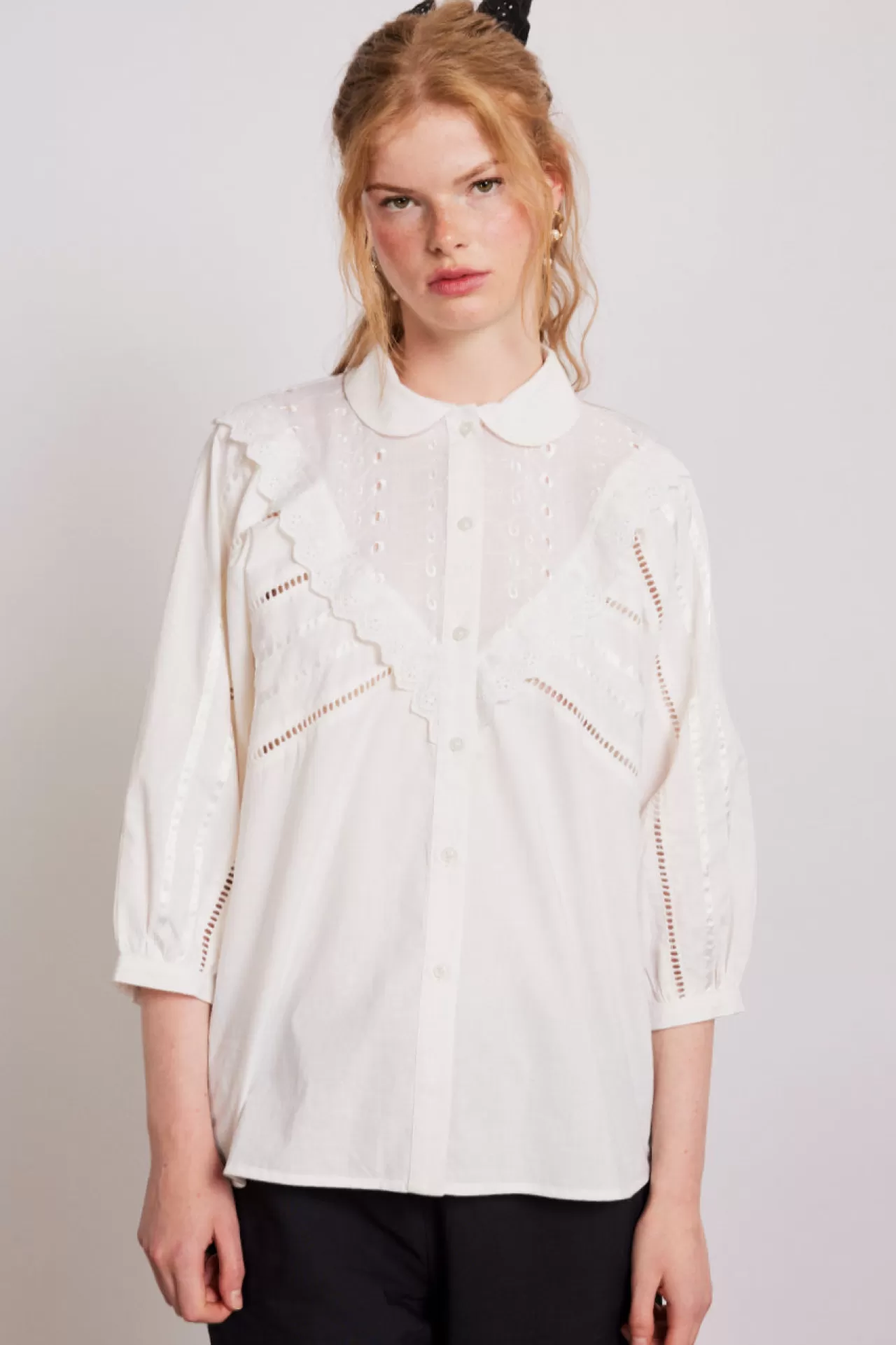 Online Damson Madder letitia blouse white