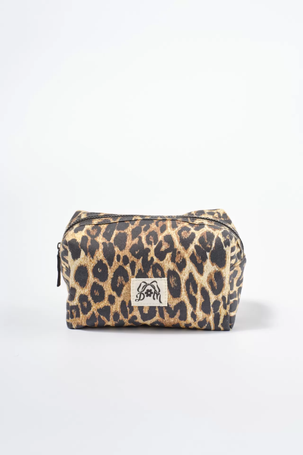 Discount Damson Madder make up bag - leopard multi