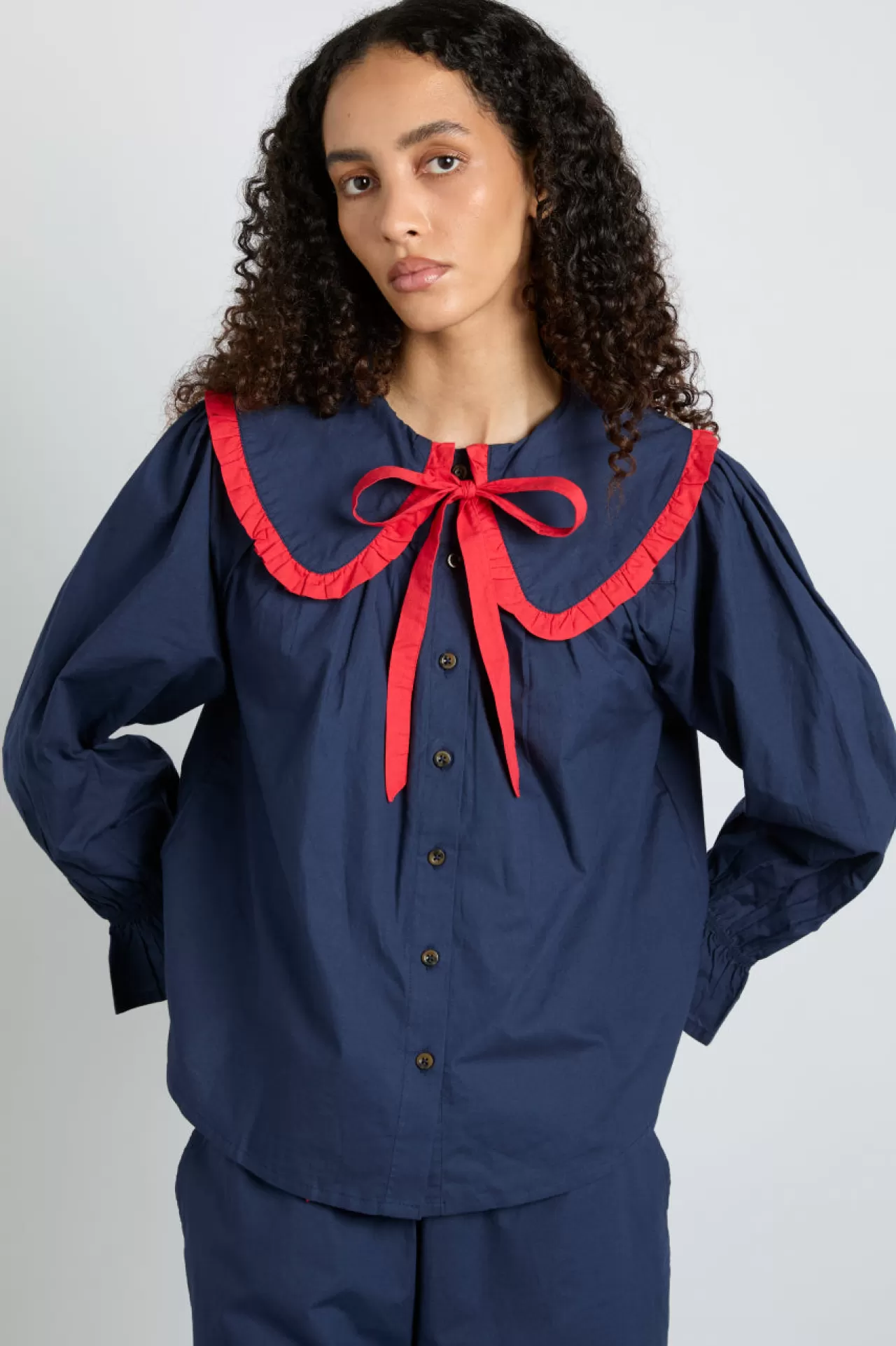 Sale Damson Madder maria pj set- /red navy