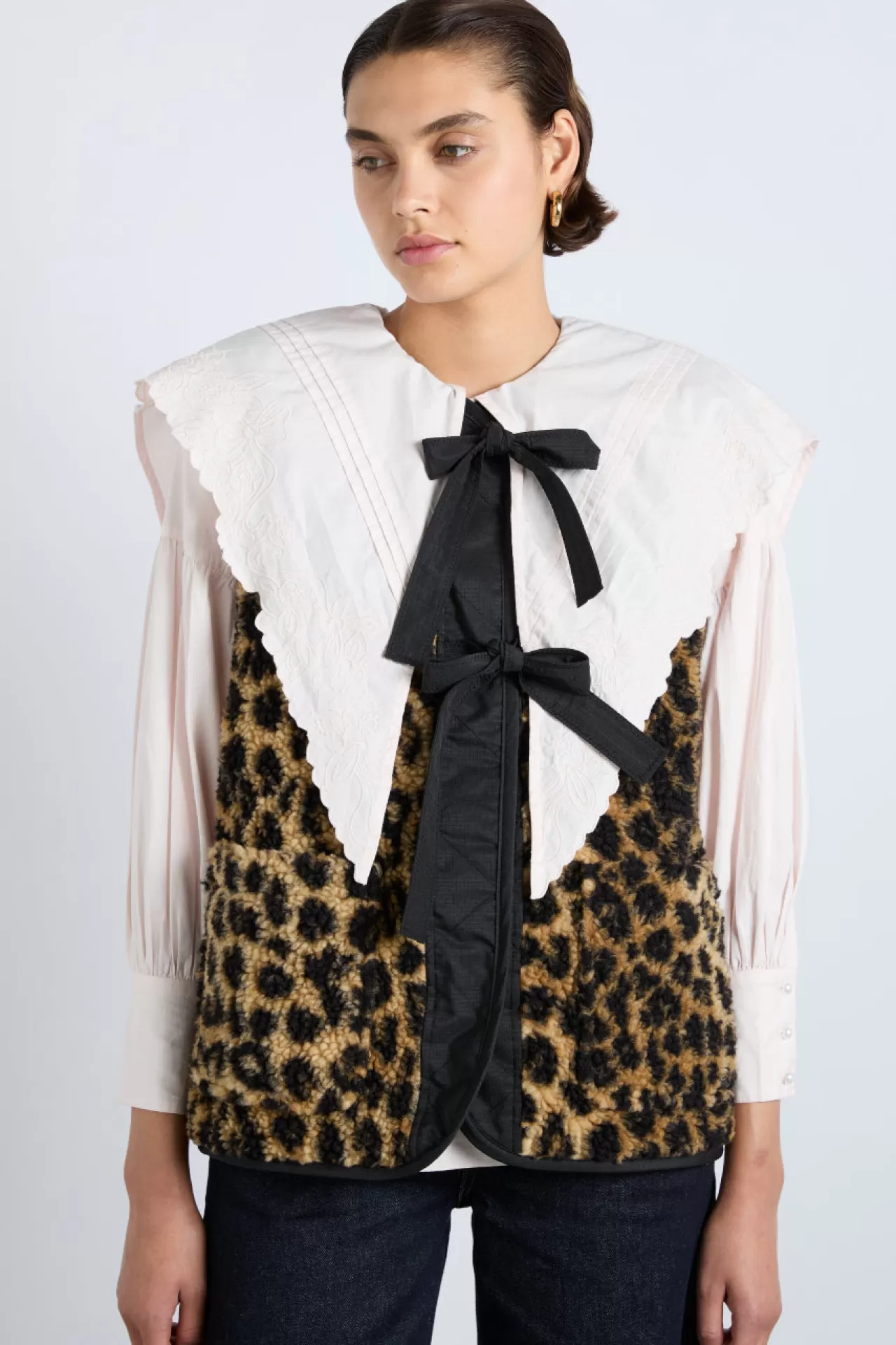 Best Damson Madder marta borg gilet - leopard