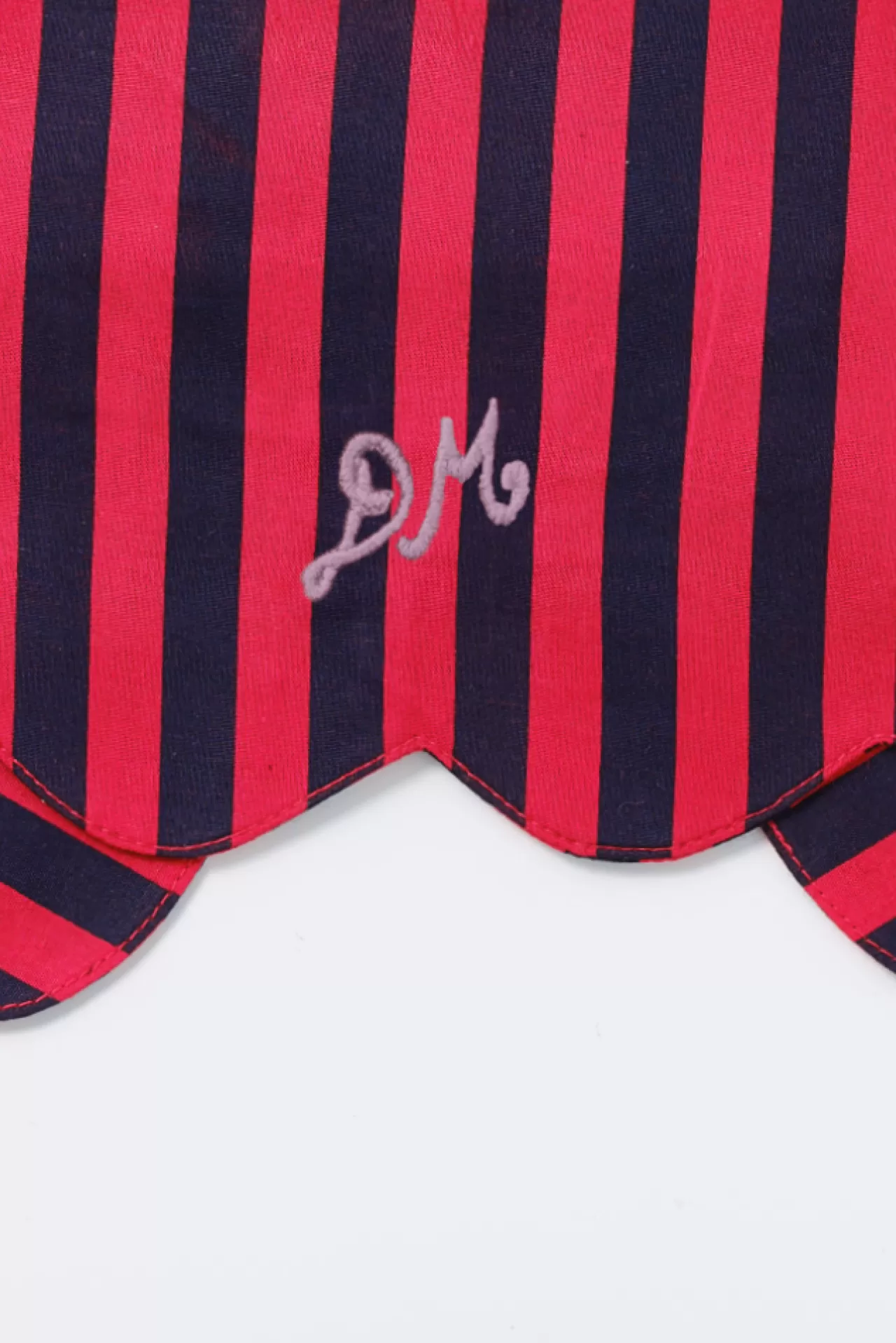 Best Sale Damson Madder novelty dog collar - stripe red