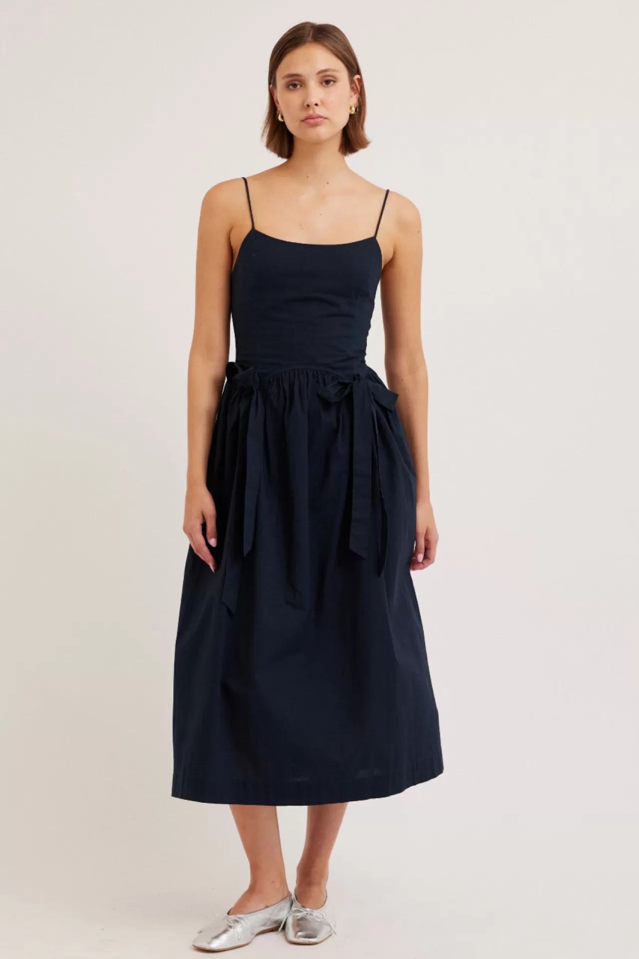 Clearance Damson Madder penelope apron dress - navy