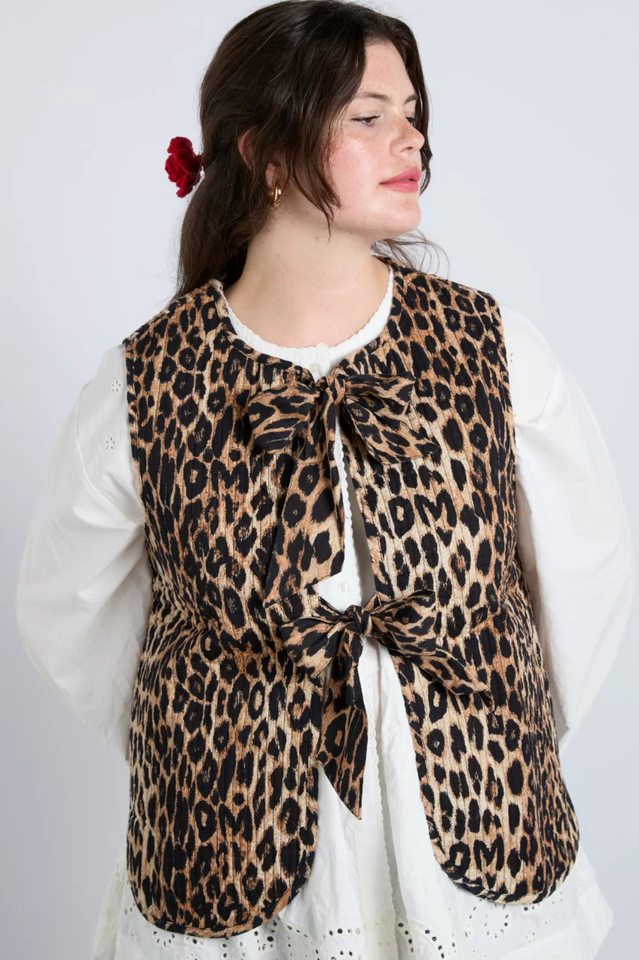 Cheap Damson Madder tilly gilet - leopard