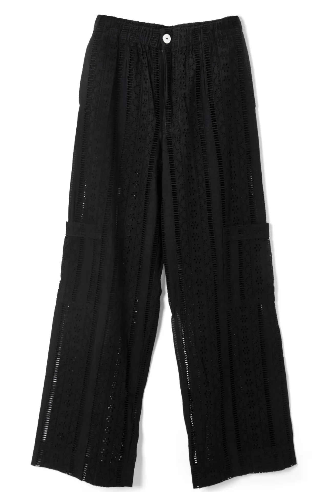 Clearance Damson Madder vacation pants - broderie black